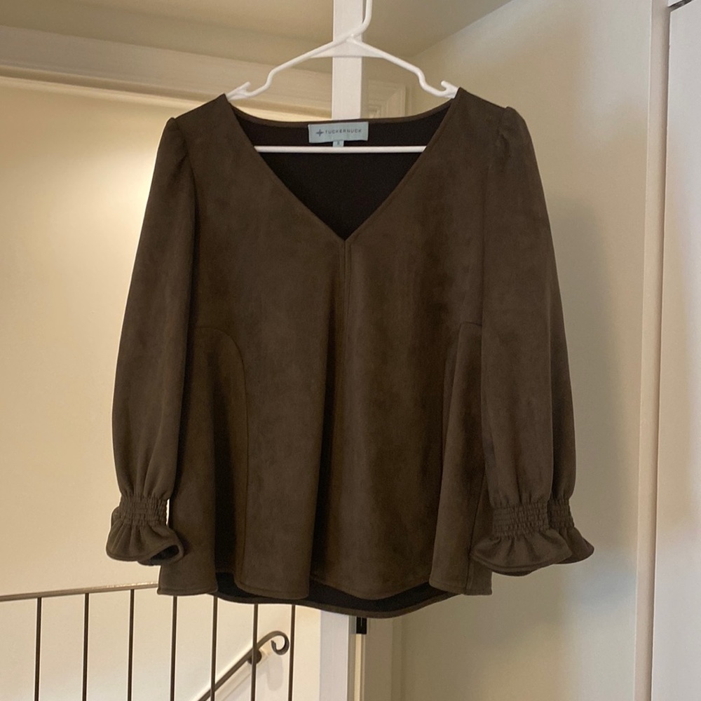 Tuckernuck suede top